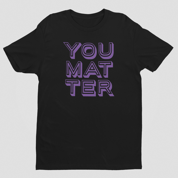 You Matter Block Design Unisex Tee