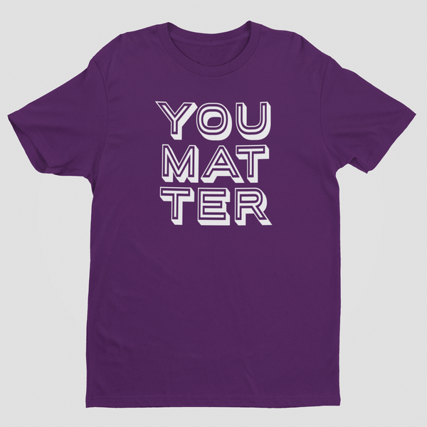 You Matter Block Design Unisex Tee