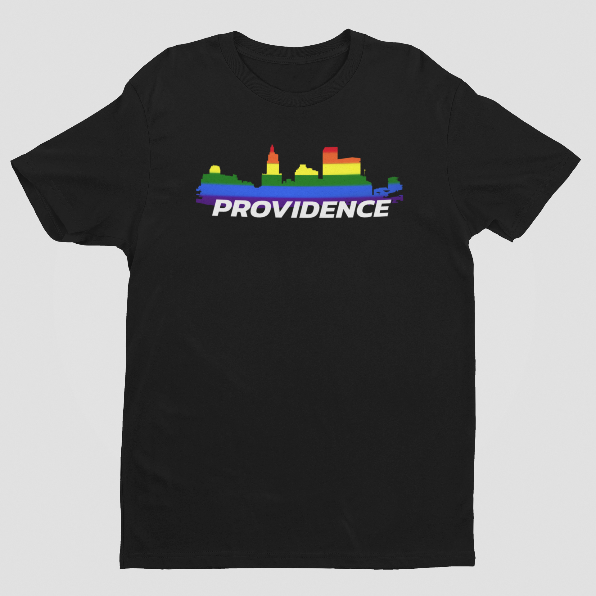 Providence Rainbow Silhouette Unisex Tee