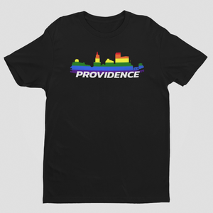 Providence Rainbow Silhouette Unisex Tee